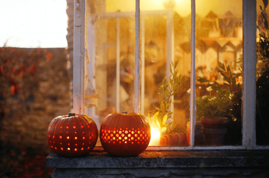 Geometric Glam Pumpkins