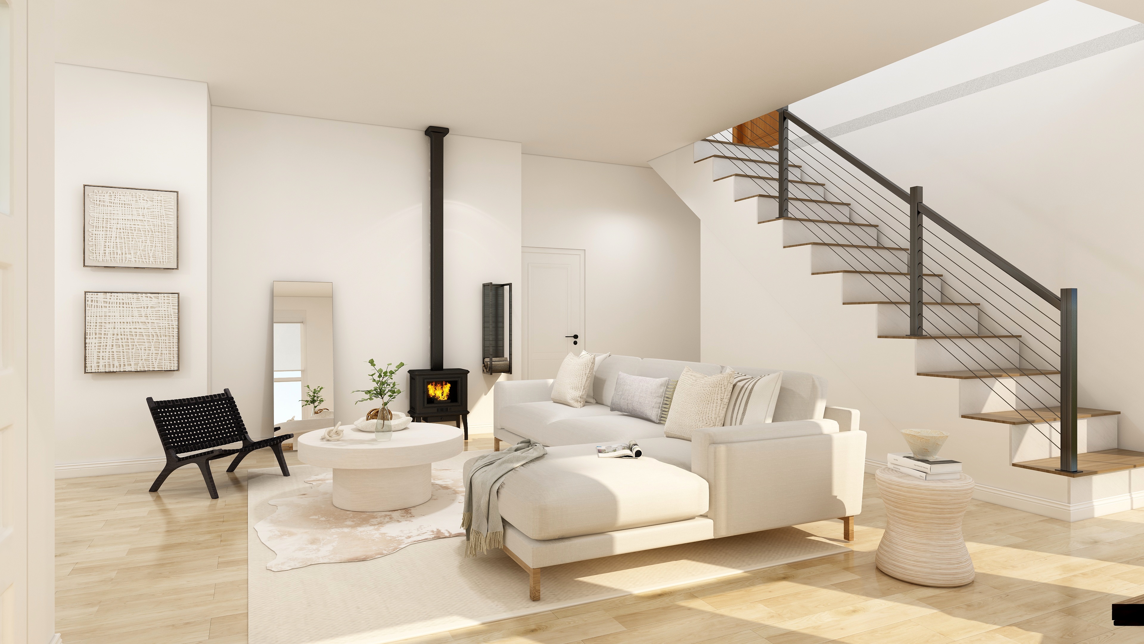 West Elm all white
