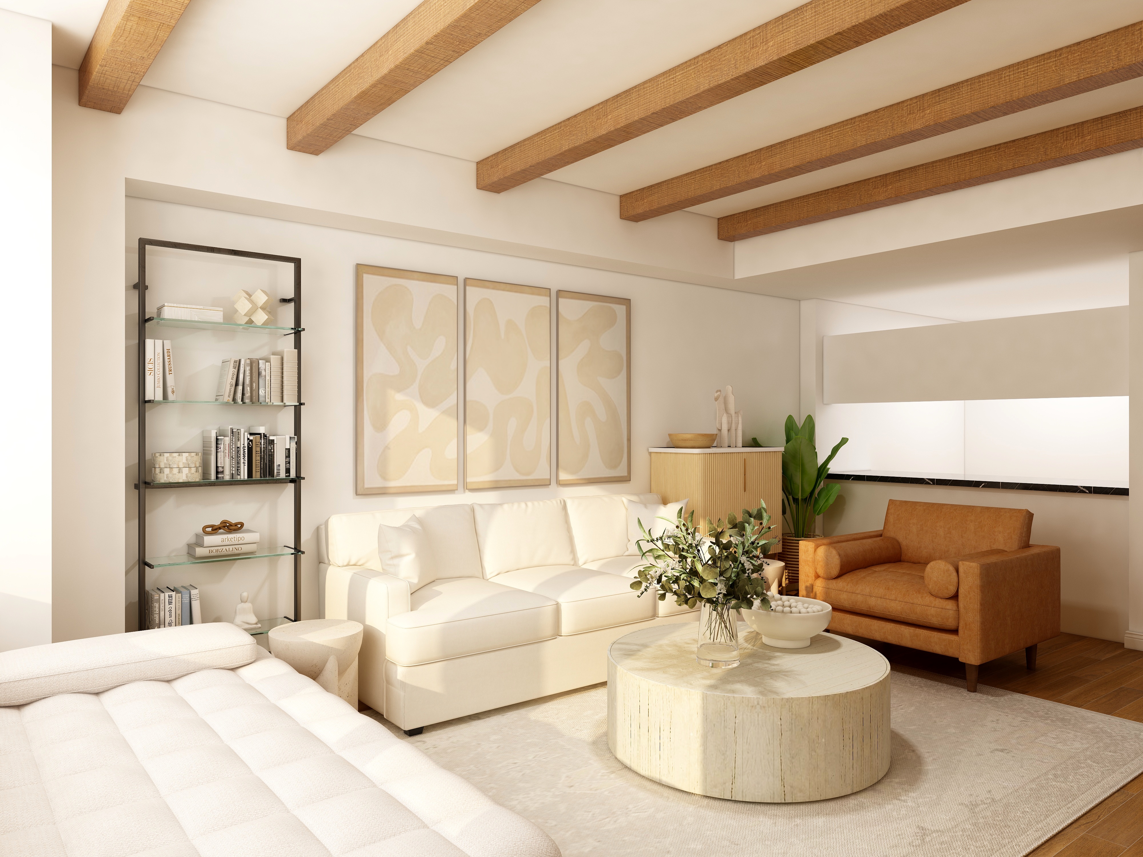 living room neutral